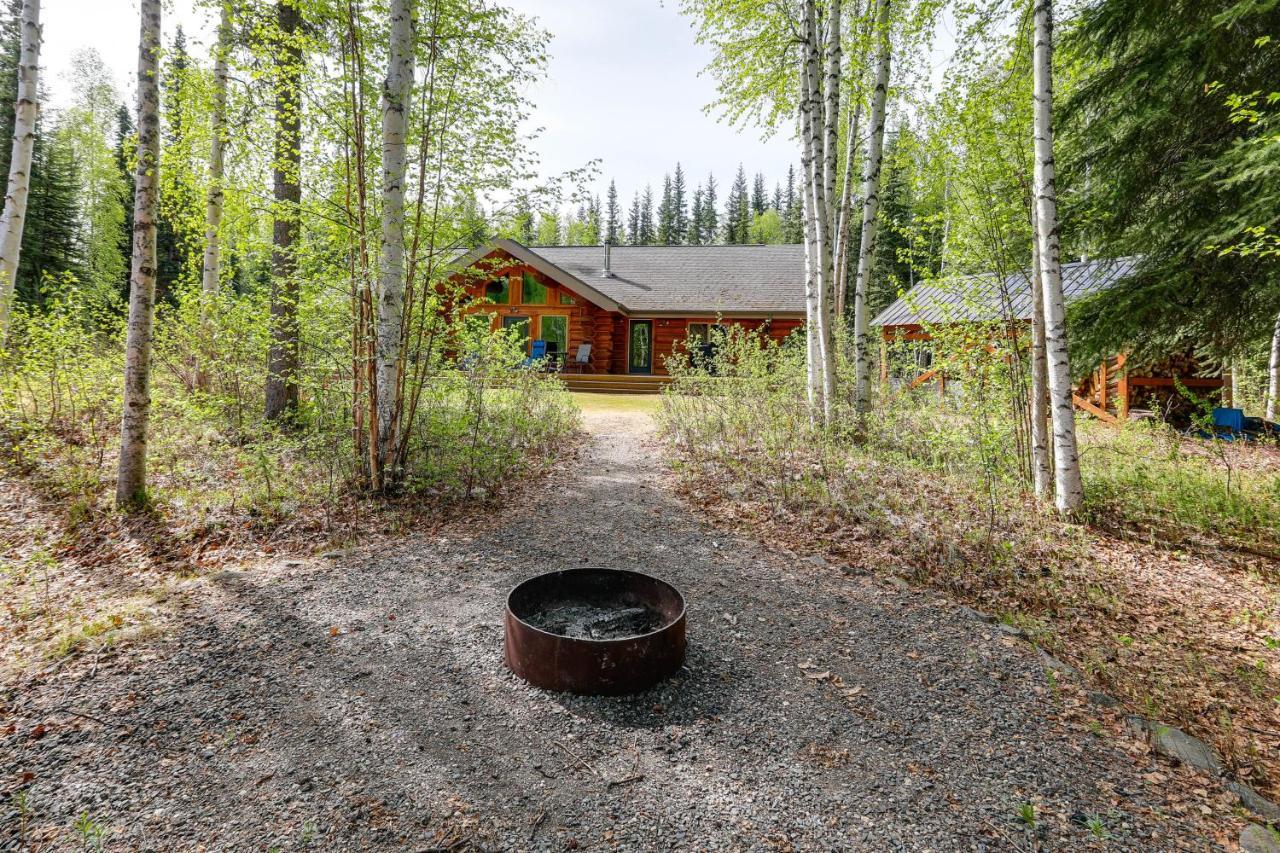 Riverside Log Cabin On-Site Aurora Viewing! North Pole Экстерьер фото
